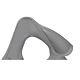 Splash Inground Swimming Pools Water Slide Deck Mounted Right Curve Turn Grey