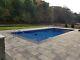 Swimming Pool Fiberglass 16 X 40 With Suntan Ledge= Lite Blue By Seaside Marine