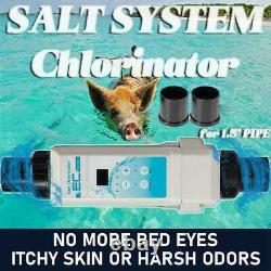 Salt Chlorine Generator & Adapter 2in1 for Inground Swimming Pool for 26k Gallon