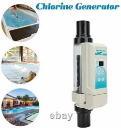 Salt Chlorine Generator & Adapter 2in1 for Inground Swimming Pool for 26k Gallon