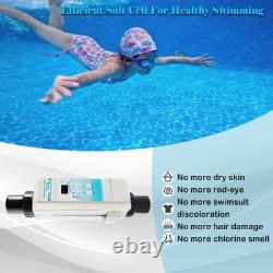 Salt Water Pool Chlorinator System Salt Chlorine Generator for Above/Inground