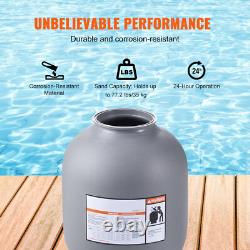 Sand Filter 16 Above Inground Swimming Pool Sand Filter with 7-Way Valve