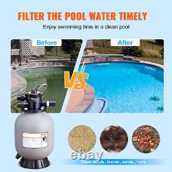 Sand Filter 16 Above Inground Swimming Pool Sand Filter with 7-Way Valve