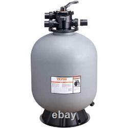 Sand Filter 24 Above Inground Swimming Pool Sand Filter with 7-Way Valve
