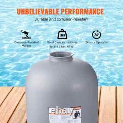 Sand Filter 24 Above Inground Swimming Pool Sand Filter with 7-Way Valve
