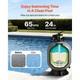 Sand Filter, 24-inch, 65 Gpm Above Inground Swimming Pool Sand Filter System, Wi