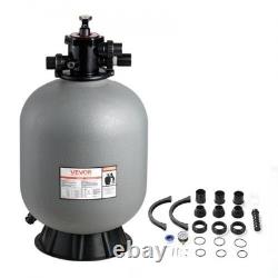 Sand Filter, 24-Inch, 65 GPM Above Inground Swimming Pool Sand Filter System, wi