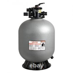 Sand Filter, 24-Inch, 65 GPM Above Inground Swimming Pool Sand Filter System, wi