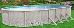 Scratch & Dent 12 x 24' x 52 Oval Above Ground Swimming Pool with Liner & Skimmer