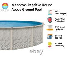 Scratch & Dent 12 x 24' x 52 Oval Above Ground Swimming Pool with Liner & Skimmer Scratch & Dent 12 x 24' x 52 Oval Above Ground Swimming Pool with Liner & Skimmer