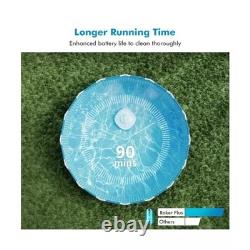 Seauto Cordless Pool Vacuum Above Ground Pool & Inground Swimming Pool WHITE