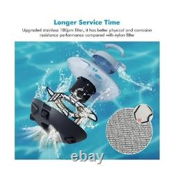 Seauto Cordless Pool Vacuum Above Ground Pool & Inground Swimming Pool WHITE