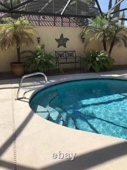 Secure and Durable Outdoor Pool Railing Compact 22 Stainless Steel Handrail