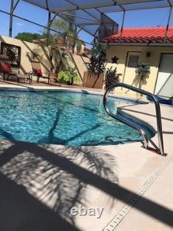 Secure and Durable Outdoor Pool Railing Compact 22 Stainless Steel Handrail