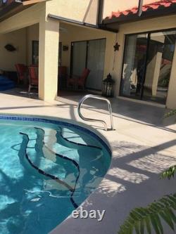 Secure and Durable Outdoor Pool Railing Compact 22 Stainless Steel Handrail