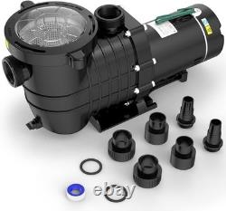 Seeutek 2.0 HP Pool Pump Above Ground and Inground, Swimming Pool Pump
