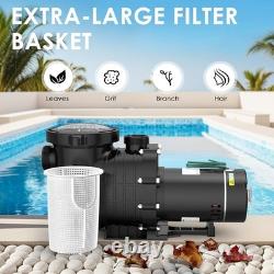 Seeutek 2.0 HP Pool Pump Above Ground and Inground, Swimming Pool Pump
