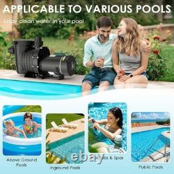 Seeutek 2.0 HP Pool Pump Above Ground and Inground, Swimming Pool Pump