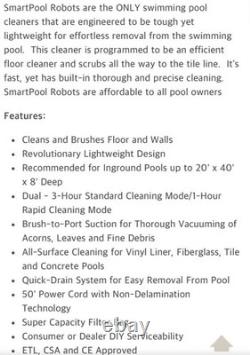 Smart Pool Climber Robotic Inground Swimming Pool Cleaner