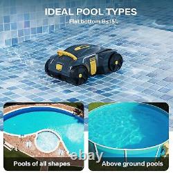 Smart Robotic Pool Vacuum Auto Ground Inground Swimming Cleaner Garden Home New