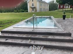 Stainless steel swimming pool 6,0 x 2,6 x 1,3