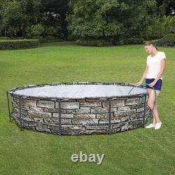 Steel Pro MAX 12' X 30 above Ground Pool, round Metal Frame Outdoor Swimming Po