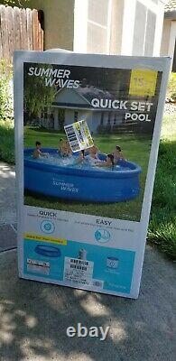 Summer Waves 15' x 36 Quick Set Ring Ground Pool with 600 GPH Filter Pump
