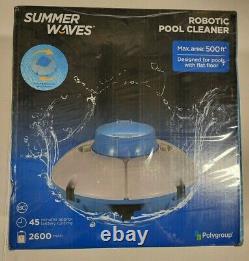 Summer Waves Robotic Swimming Pool Vacuum Cleaner System Cordless & Rechargeable