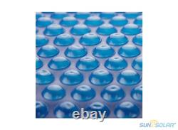 Sun2Solar 1600 Series Rectangle Blue Solar Blanket Swimming Pools with Grommet Kit