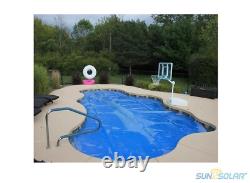 Sun2Solar 1600 Series Rectangle Blue Solar Blanket Swimming Pools with Grommet Kit