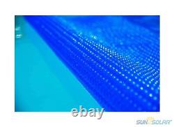 Sun2Solar 1600 Series Rectangle Blue Solar Blanket Swimming Pools with Grommet Kit