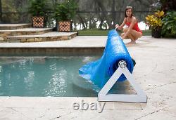 Sun2Solar Low Profile In-Ground Swimming Pool Solar Cover Reel with Tube