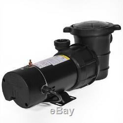 Super Above Ground 1.5 HP Swimming Pool Water Pump 115 Volt Motor Portable