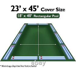 Supreme Rectangle Swimming Pool In-ground Winter Cover (Choose Size)