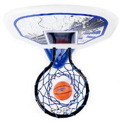 SwimWays Poolside Basketball Hoop & Ball Inground Swimming Pool Water Game Set