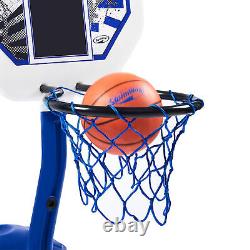 SwimWays Poolside Basketball Hoop & Ball Inground Swimming Pool Water Game Set