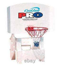 Swimline Super Wide Inground Swimming Pool Basketball Hoop & Volleyball Net