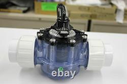 Swimming Pool 3 Way Pvc Diverter Valve With 1.5 Unions Inground Pools