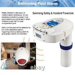 Swimming Pool Alarm Above/In Ground Safety Guard Motion Sensor + Remote Receiver