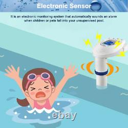 Swimming Pool Alarm Above/In Ground Safety Guard Motion Sensor + Remote Receiver