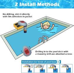 Swimming Pool Alarm Above/In-ground Immersion Safety System withRemote Receiver