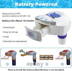 Swimming Pool Alarm Above/In-ground Immersion Safety System withRemote Receiver