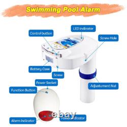 Swimming Pool Alarm Above/Inground Safety Guard Motion Sensor + In-home Receiver