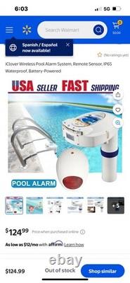 Swimming Pool Alarm Above/Inground Safety Guard Motion Sensor + In-home Receiver