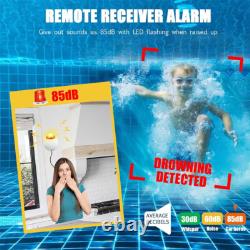Swimming Pool Alarm Inground Above Ground Pools Immersion with Remote Receiver