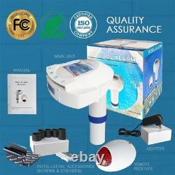 Swimming Pool Alarm + Remote Receiver Kids Pets Inground & Above Safety Guard