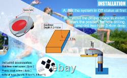 Swimming Pool Alarm System Above/In Ground Swimming Pool Safety Guard Kids Pet