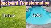 Swimming Pool Backyard Transformation Fiberglass Swimming Pool Installation Process