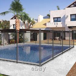 Swimming Pool Fence 4FT x 48FT, 320GSM Teslin Mesh Removable for Inground Pools