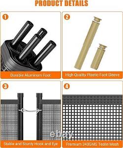 Swimming Pool Fence 4FT x 48FT, 340GSM PVC Mesh Removable for Inground Pools